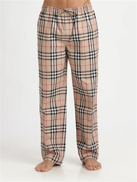 burberry men's pants for sale|Burberry pajama pants men.